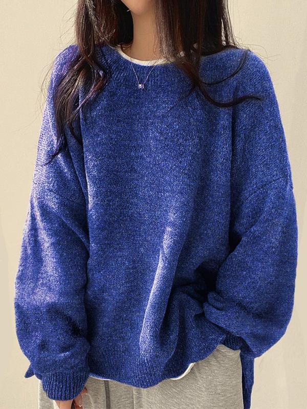 Maglione a maglia con spacco Evina™