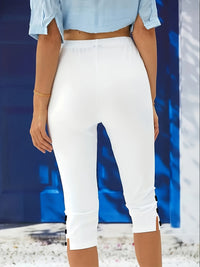 Capri elasticizzati lucidi Clara