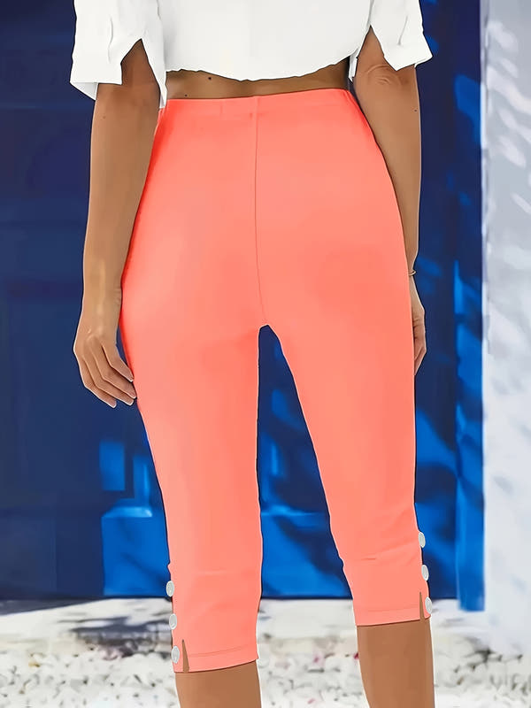 Capri elasticizzati lucidi Clara