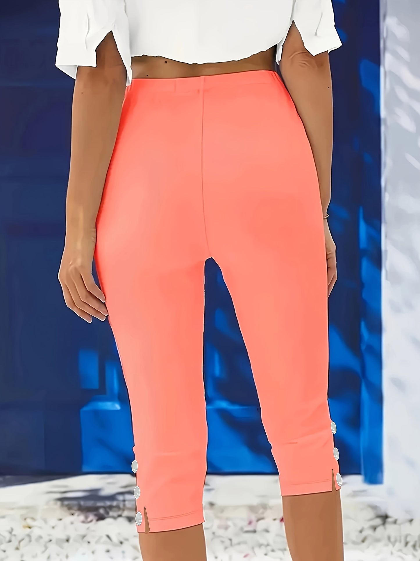 Capri elasticizzati lucidi Clara