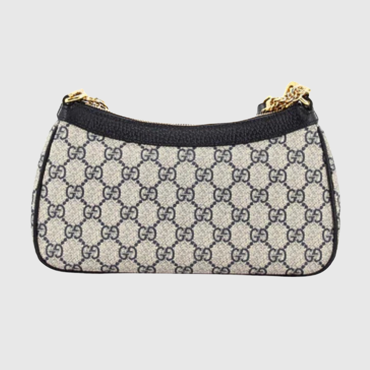 Borsa a tracolla con motivo a tela