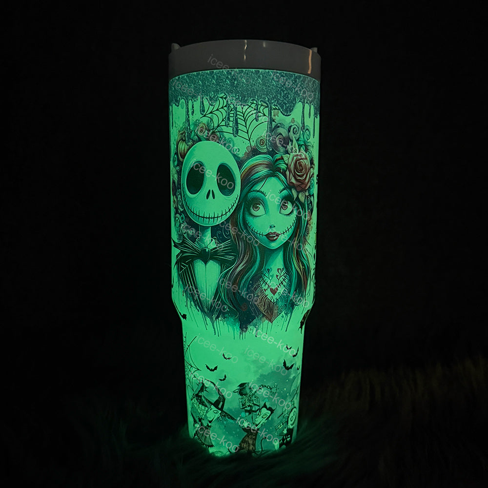 Bicchiere da 40oz con cuciture luminose al buio