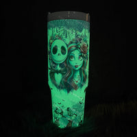 Bicchiere da 40oz con cuciture luminose al buio