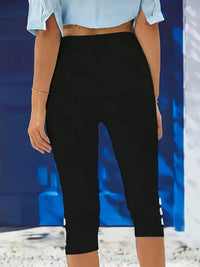 Capri elasticizzati lucidi Clara