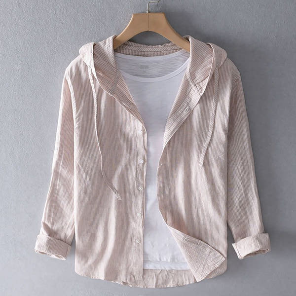 Felpa con cappuccio Nova Linen