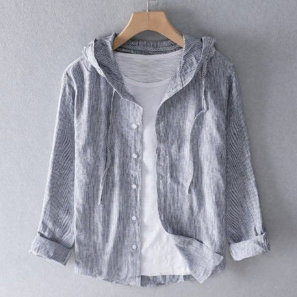 Felpa con cappuccio Nova Linen
