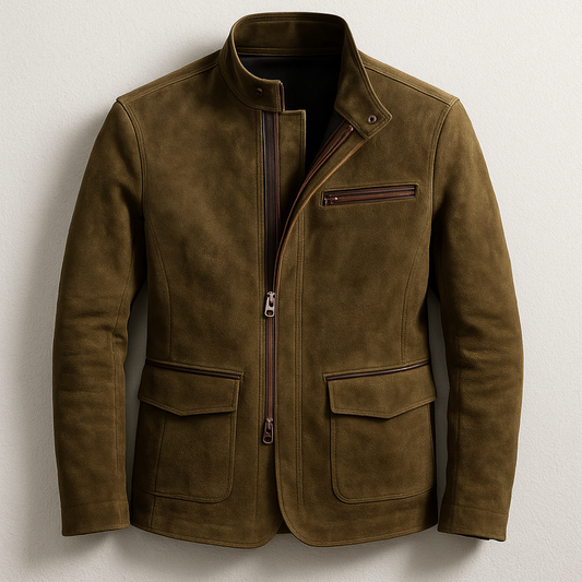 Giacca in camoscio Russell