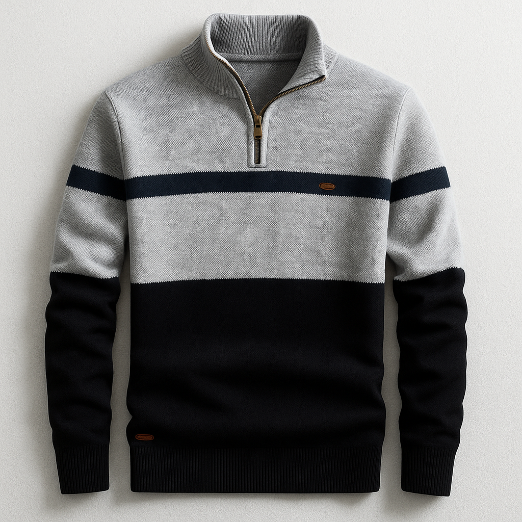 Colton Pullover con mezza cerniera