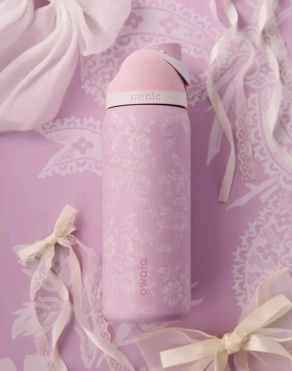 Owala Freesip 32oz Ribbon Toile Esclusiva Bottiglia d'Acqua