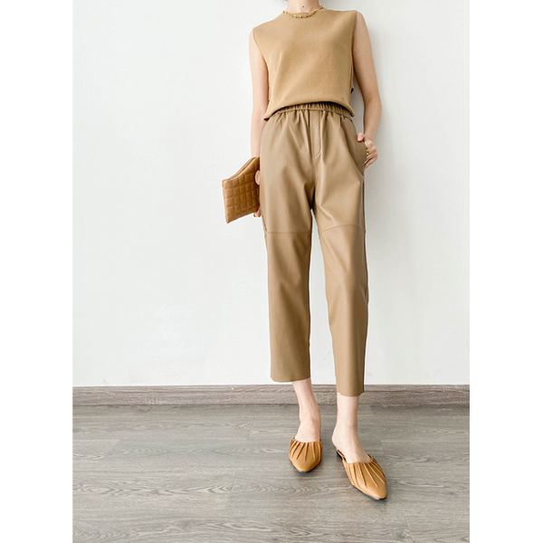 Pantaloni in pelle Sloane