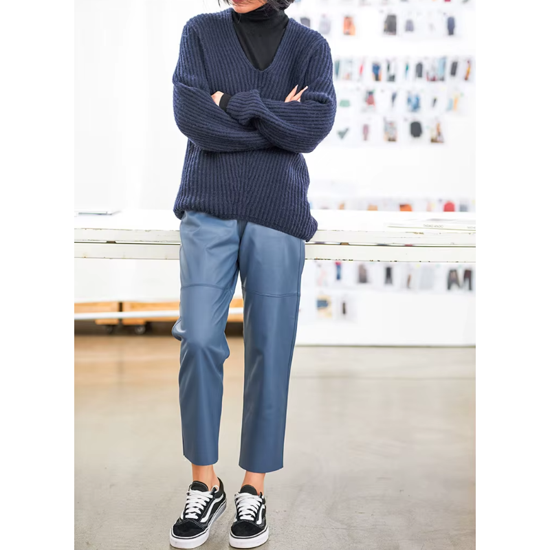 Pantaloni in pelle Sloane