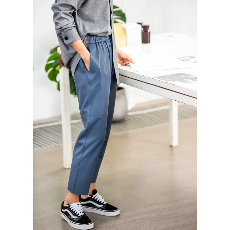 Pantaloni in pelle Sloane